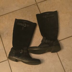 UGG Brown Shearling Lined Boots 9